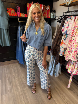 Printed Wide Leg Crop Pants-Bottoms-option1]-kendra-kays-boutique