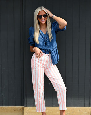 Stripe Barrel Pants-Jeans-option1]-kendra-kays-boutique
