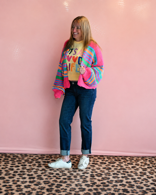 Chunky Striped Open-Front Cardigan-Cardigans-option1]-kendra-kays-boutique