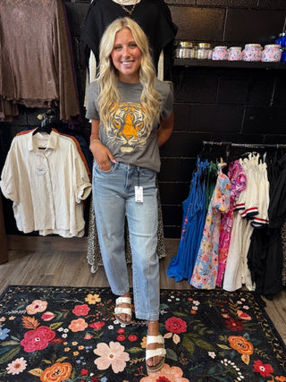 Tee with Stylish Tiger-Graphic Tees-option1]-kendra-kays-boutique