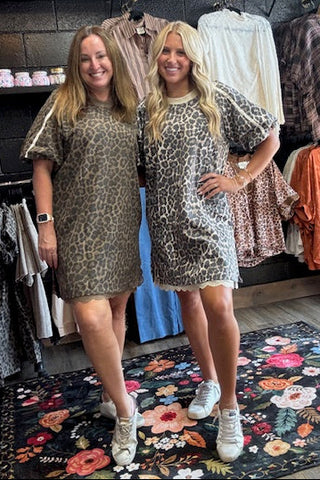 Leopard dress with cute hem-Dresses-option1]-S-kendra-kays-boutique