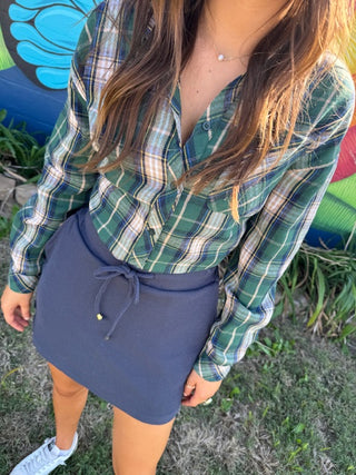 Well Loved Ribbed Skort-Skirts-option1]-Small-kendra-kays-boutique