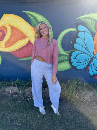 Brushed Hacci Lounge Long Sleeve Pullover-Long Sleeves-option1]-kendra-kays-boutique