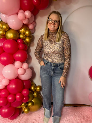 Leopard Mesh Long Sleeve Top-Long Sleeves-option1]-kendra-kays-boutique