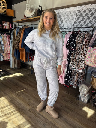 Light Grey Hoodie Elastic Waistband 2pcs set-Sets-option1]-kendra-kays-boutique