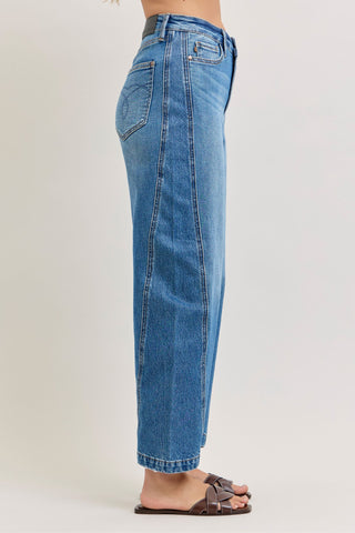 Judy Blue HW Barrel Rigid Magic Jeans-Jeans-option1]-kendra-kays-boutique
