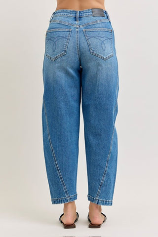 Judy Blue HW Barrel Rigid Magic Jeans-Jeans-option1]-kendra-kays-boutique