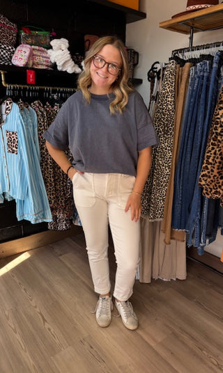 Mineral Wash Round Neck Top-Short Sleeves-option1]-kendra-kays-boutique