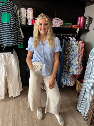 Frayed Hem Wide Leg Pants-Bottoms-option1]-kendra-kays-boutique