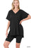V-neck top & biker shorts-Sets-option1]-Small-kendra-kays-boutique