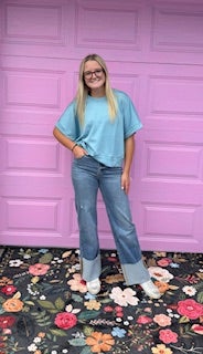 Cupro Blend Doman Top-Short Sleeves-option1]-small-kendra-kays-boutique