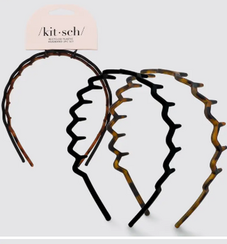 Zig Zag Headband 2pc - Black & Tort-women's beauty-option1]-kendra-kays-boutique