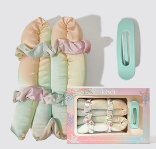 Holiday Xl Satin Heatless Styling & Flat Lay Claw 4pc Set-women's beauty-option1]-kendra-kays-boutique