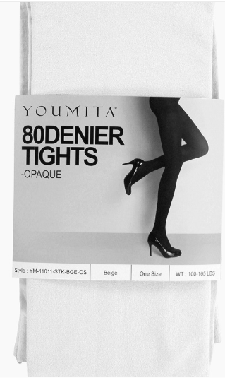 Non-run Opaque Tights With Non-binding Waistband-Accessories-option1]-One size-kendra-kays-boutique