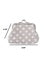 Polka dot kiss lock coin purse