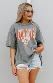 Oklahoma State Cowboys Solid Defense Oversized Crewneck Tee-Graphic Tees-option1]-small-kendra-kays-boutique