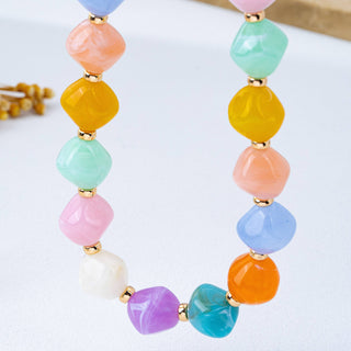 Multicolor Oversized Faceted Pastel Bead Necklace | 80N92990-option1]-kendra-kays-boutique