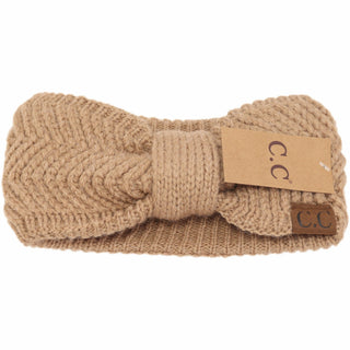 Chevron Knit Knot Women's Fashion Headband-option1]-kendra-kays-boutique