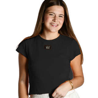 Lulu Mac BABY DOLL TOP SS-BLACK