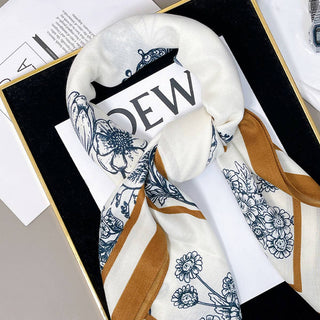 Floral Square Scarf-Accessories-option1]-kendra-kays-boutique