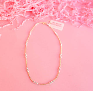 ILY Mixed Metal Beaded Necklace-option1]-kendra-kays-boutique