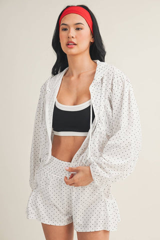 Lightweight Polka Dot Print Jacket-option1]-kendra-kays-boutique