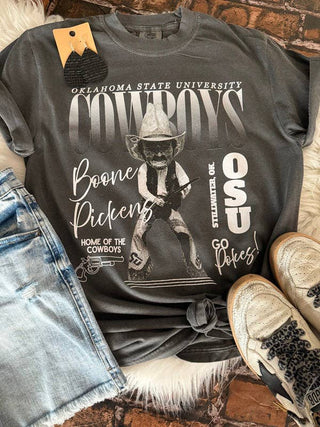 Cowboys Halftone Gameday Comfort Color Tee (youth and adult)-option1]-kendra-kays-boutique