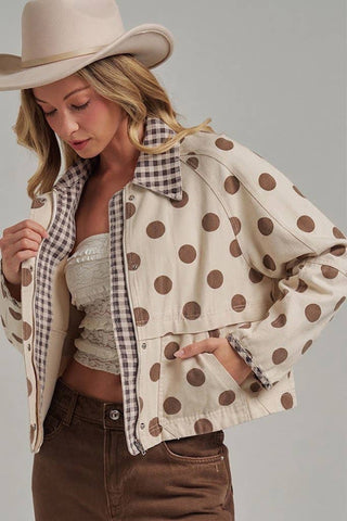POLKA DOT OXFORD CANVAS FALL JACKET_JLT00253-05-option1]-kendra-kays-boutique