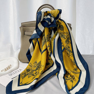 Floral Square Scarf-Accessories-option1]-(OS) 2-kendra-kays-boutique