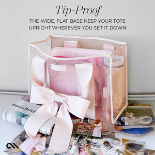 Case-Mate Ballet Pink Bow Jelly Tote Bag-option1]-kendra-kays-boutique