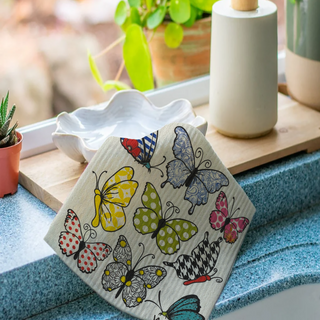 Lively Butterflies Swedish Cloth-option1]-kendra-kays-boutique