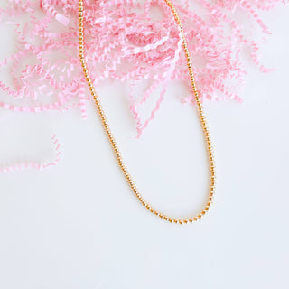 Beaded 3MM Neckace in Gold-option1]-kendra-kays-boutique