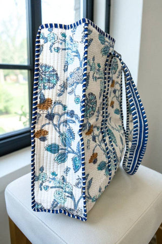Sasha Blue and White Floral Tote Bag-option1]-kendra-kays-boutique