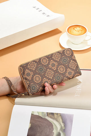 Western Pattern Print Wristlet