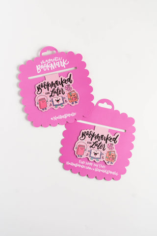 Bookmarked for Later Magnetic Bookmark – Funny Reader Gift-option1]-kendra-kays-boutique