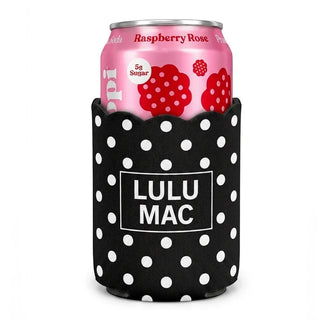 Lulu Mac Koozie Black/White Dot Koozie
