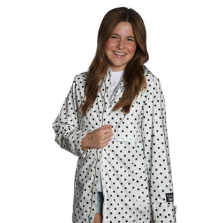 LuLu Mac Raincoat White/Black