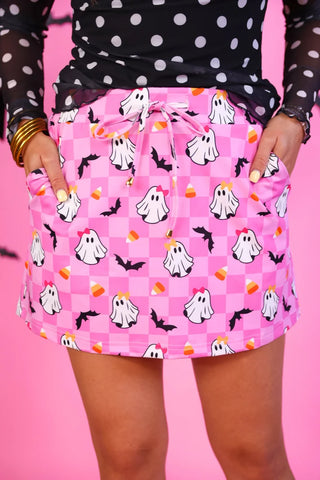 Checkered GiGi the Ghost Skort-Skirts-option1]-Small-kendra-kays-boutique
