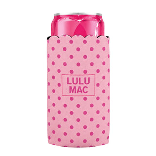 Slim Can Koozie Pink/Hot Pink Dot-Accessories-option1]-kendra-kays-boutique