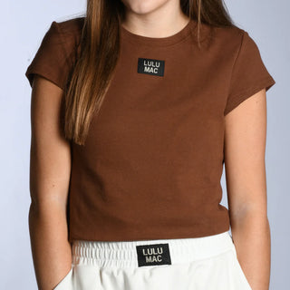 LuLu Mac Baby Doll Top Dark Brown