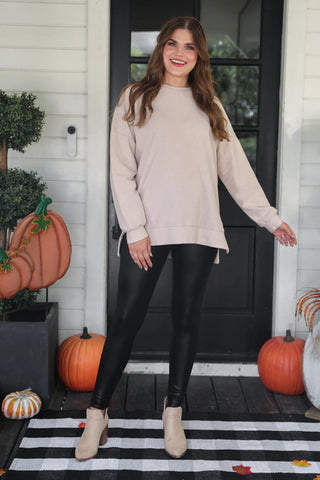 On Repeat Faux Leather Leggings-Bottoms-option1]-Small-kendra-kays-boutique
