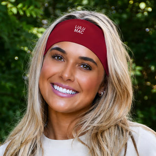 Lulu Mac Headband - Crimson