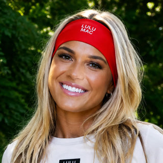 Lulu Mac Headband-Red